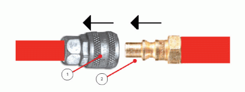 Coupler and connector operation