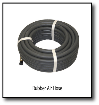 Rubber compressed air hose