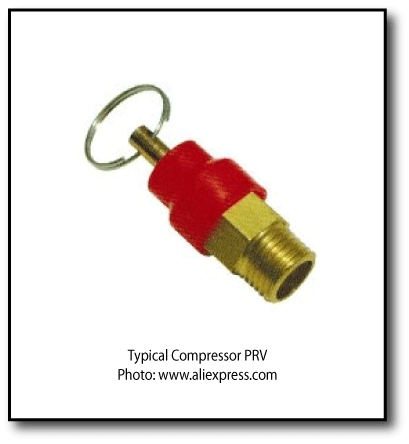 Air Compressor PRV - pressure relief valve