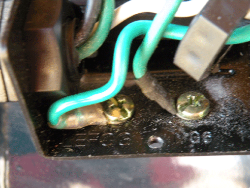 Replacing a pressure switch - pressure-switch-ground-wires
