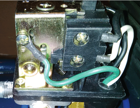 Replacing a pressure switch - pressure-switch-wired-up