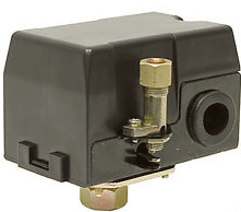 Air compressor pressure switch with unloader valve.