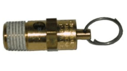 Air compressor pressure relief valve