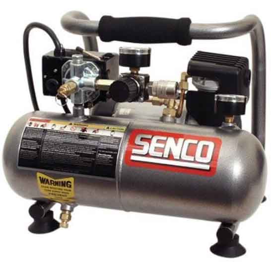 SENCO PC1010 1/2 HP 1 Gallon Oil-Free Hand-Carry Compressor