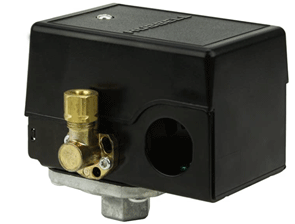 Presure switch with unloader valve on the side